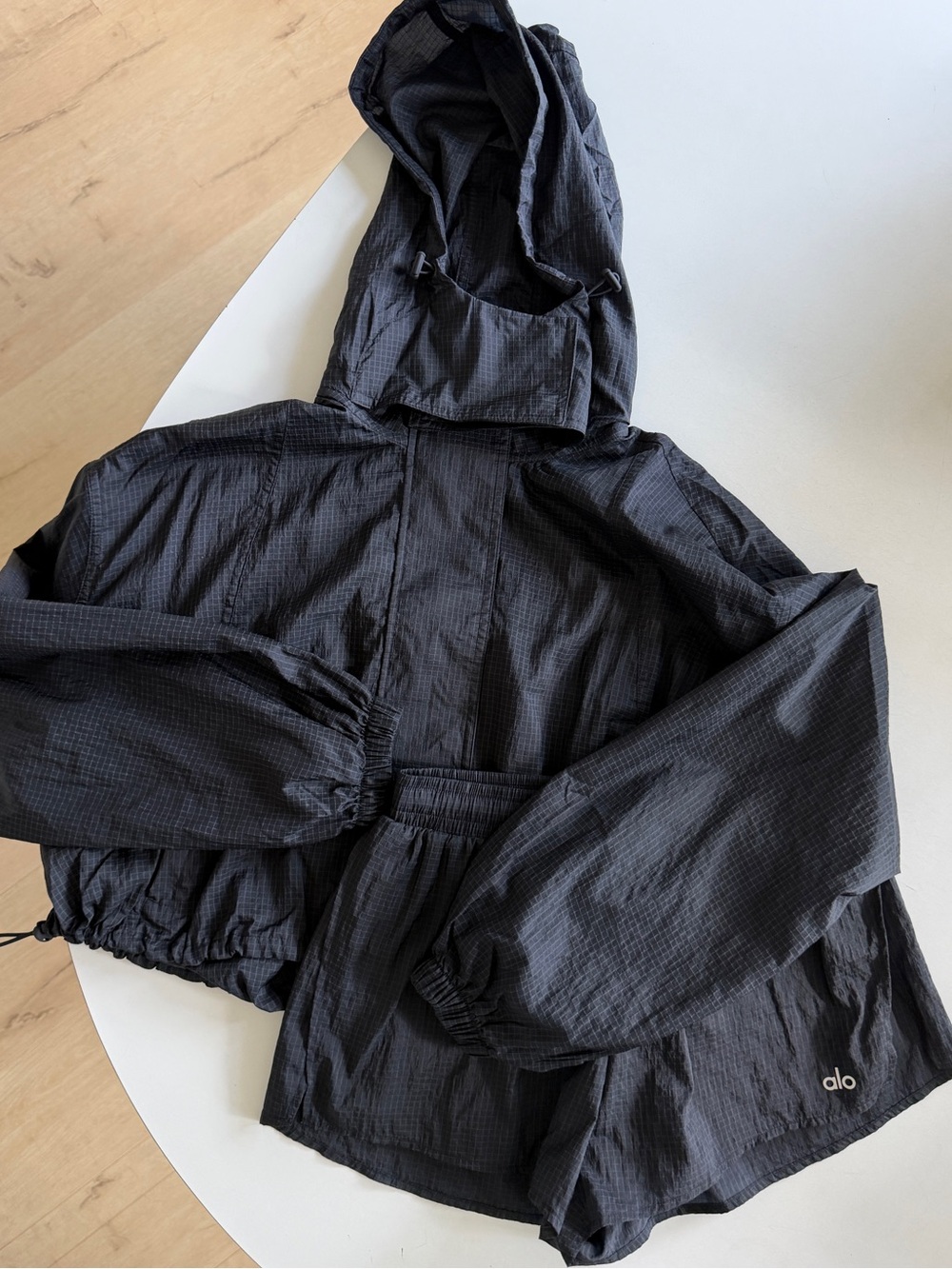 ALO *NWOT* Game Time Short + Cropped Game Time Full Zip Jacket - XS